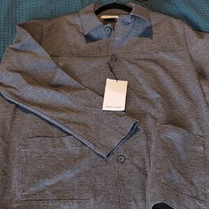 Ministry of Supply Charcoal Gray Shirt Jacket